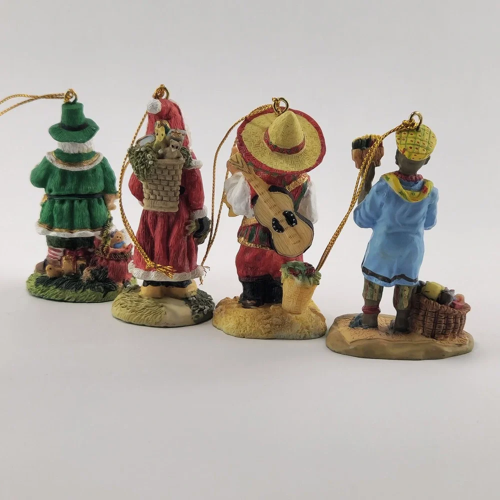 International Santa Claus Ornament Collection international santa